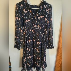 Thursday Island Beautiful Navy Floral Dress